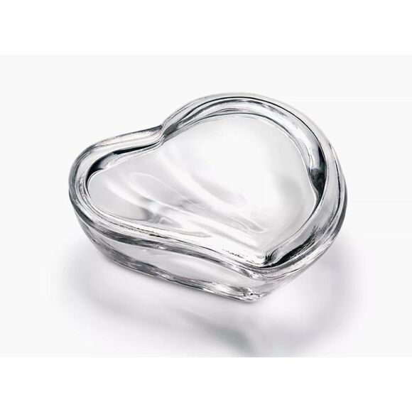 Tiffany & Co. Elsa Peretti® Heart box in crystal / Pristine/ No Box - Picture 1 of 5